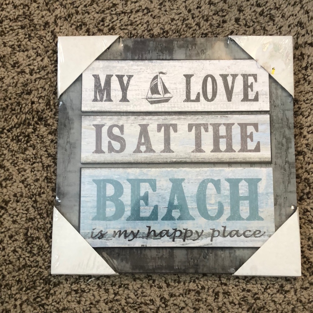 Decorative Beach Sign!